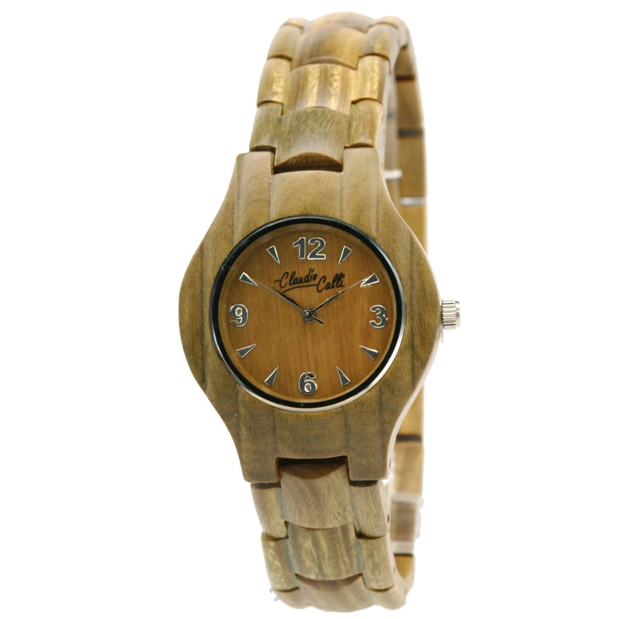 Duurzaam houten horloge van Claudio Calli.