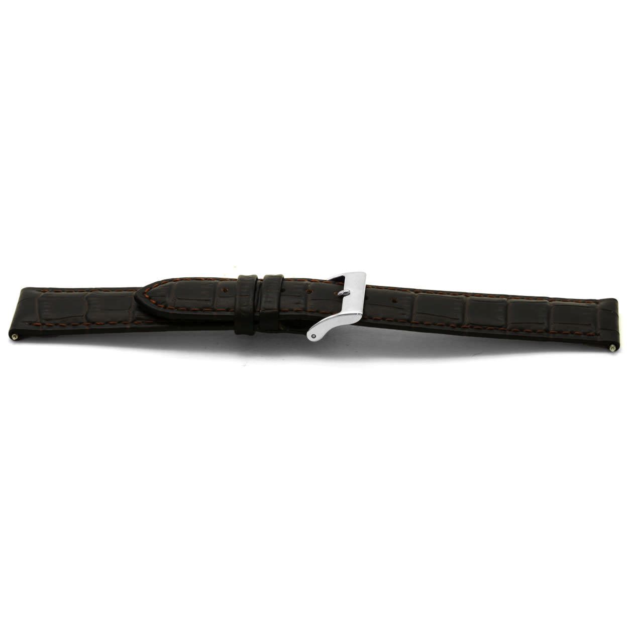 Italiaans lederen horlogeband, hypo allergisch.
Kleur band: Mat Bruin
Band dikte: 3.3mm
Band lengte: 80/120mm
Band breedte: 18x16mm
Gesp: All Stainless Steel
Bekleding binnenband: Nubuck
Gestikt: Ja
Pushpin: Inclusief
EAN: 4780263332181