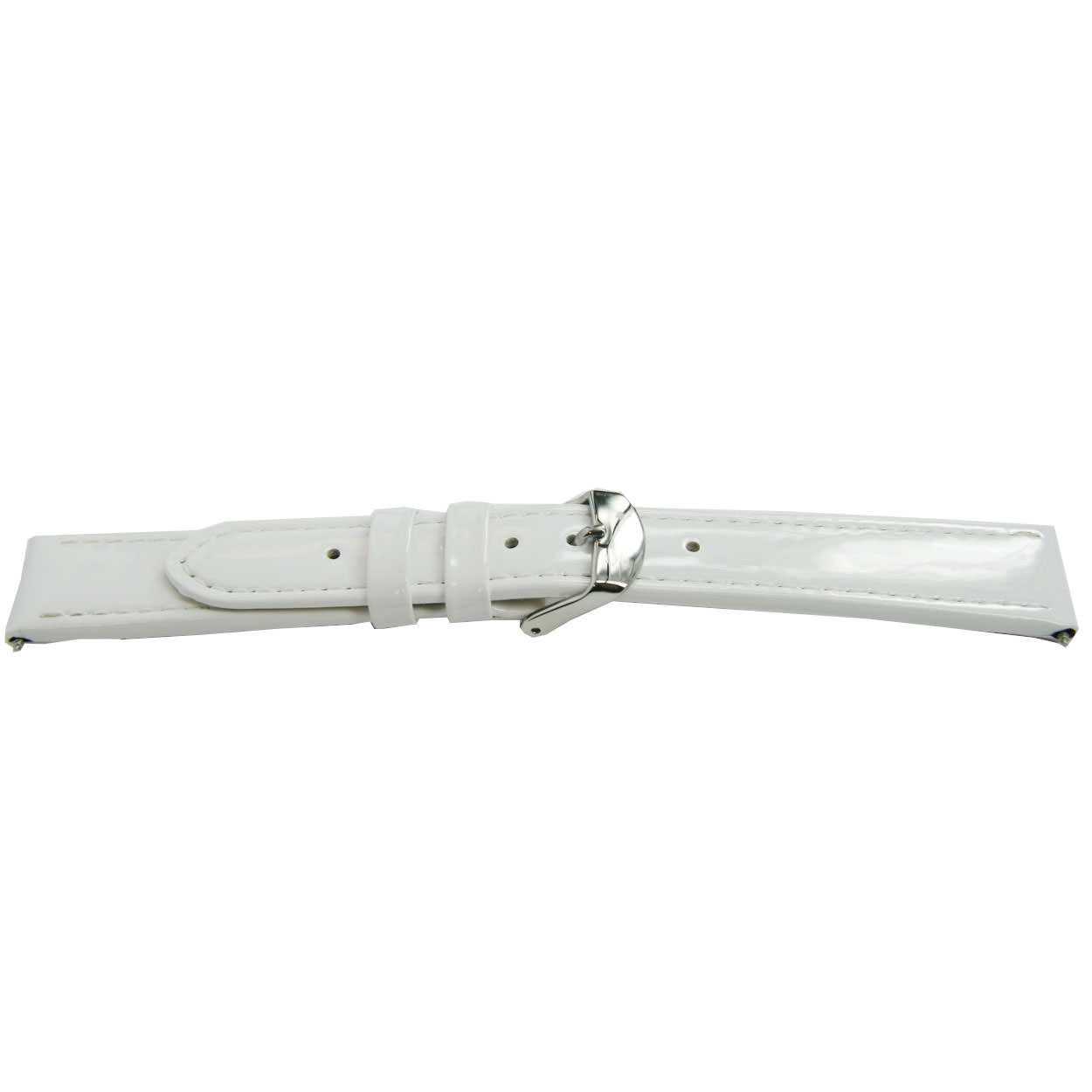 Italiaans lederen horlogeband, G69 PAT00 wit, lak en gestikt. 
Kleur band: Wit
Band dikte: 4.1-2.4mm
Band lengte: 75/125mm
Band breedte: 18mm
Gesp: All Stainless Steel
Bekleding binnenband: Nubuck
Gestikt: Ja
Pushpin: Inclusief
Hypo allergisch: Ja