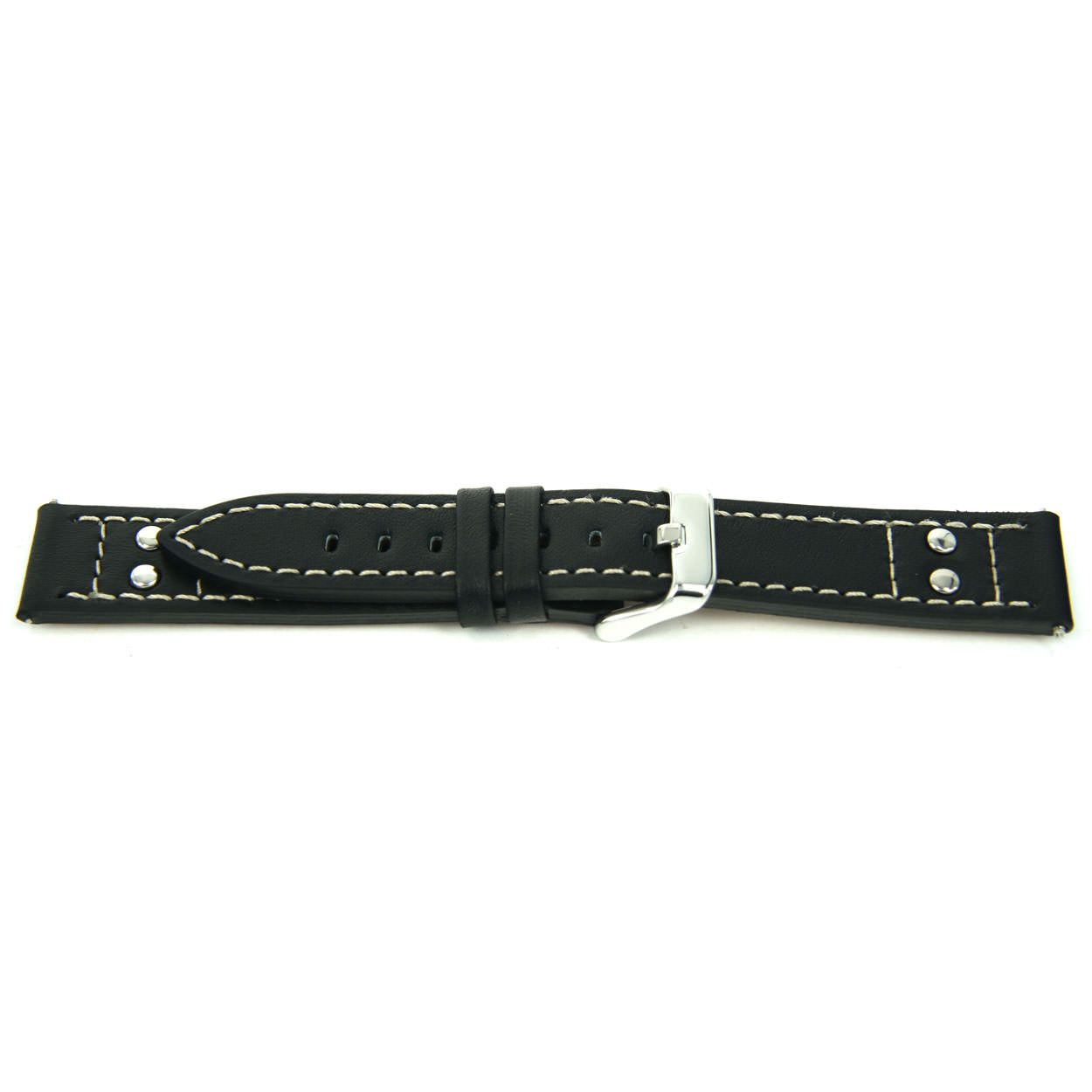 Italiaans lederen horlogeband zwart K469/WPL30, glad en gestikt met stuts.
Kleur band: Zwart
Band dikte: 3.6mm
Band lengte: 80/120mm
Band breedte: 22x20mm
Gesp: All Stainless Steel
Bekleding binnenband: Nubuck
Gestikt: Ja
Pushpin: Inclusief
Hypo allergisch: Ja
EAN: 4782586311218