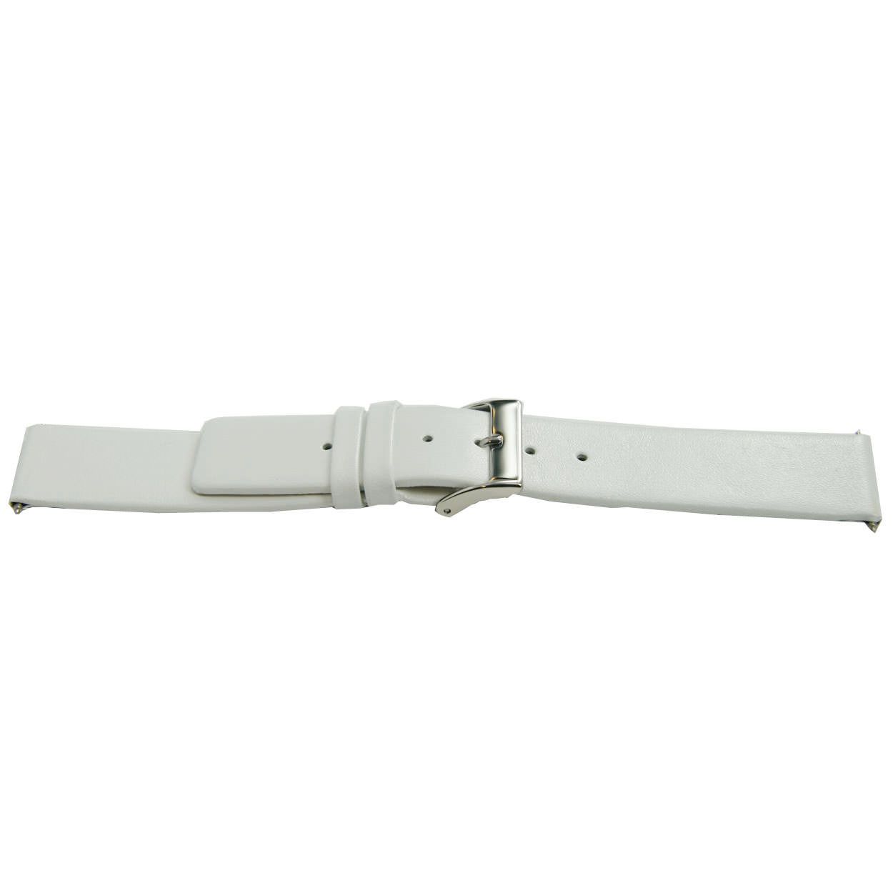 Italiaans lederen horlogeband, J53/VGC00 wit, glad en ongestikt. 
Kleur band: Wit
Band dikte: 2.3mm
Band lengte: 70/105mm
Band breedte: 12x10mm
Gesp: All Stainless Steel
Bekleding binnenband: Nubuck
Gestikt: Nee
Pushpin: Inclusief
Hypo allergisch: Ja
EAN:4782586371014