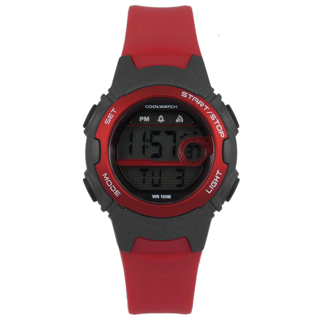 Coolwatch horloge CW.344 jongens Skills digitaal kunststof 10 ATM 

Algemeen
Geslacht: jongens
Model: CW.344

Voordelen
- band plastic/silicone rood
- draagcomfort door licht gewicht
- boven gem. waterdicht: zwemmen/duiken
- digitale tijdsweergave
- duidelijke tijdsweergave
- maat kast 34mm (breedte) 13mm (dikte)