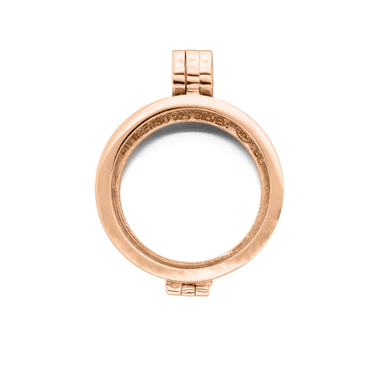 medaillon rose 24 mm
