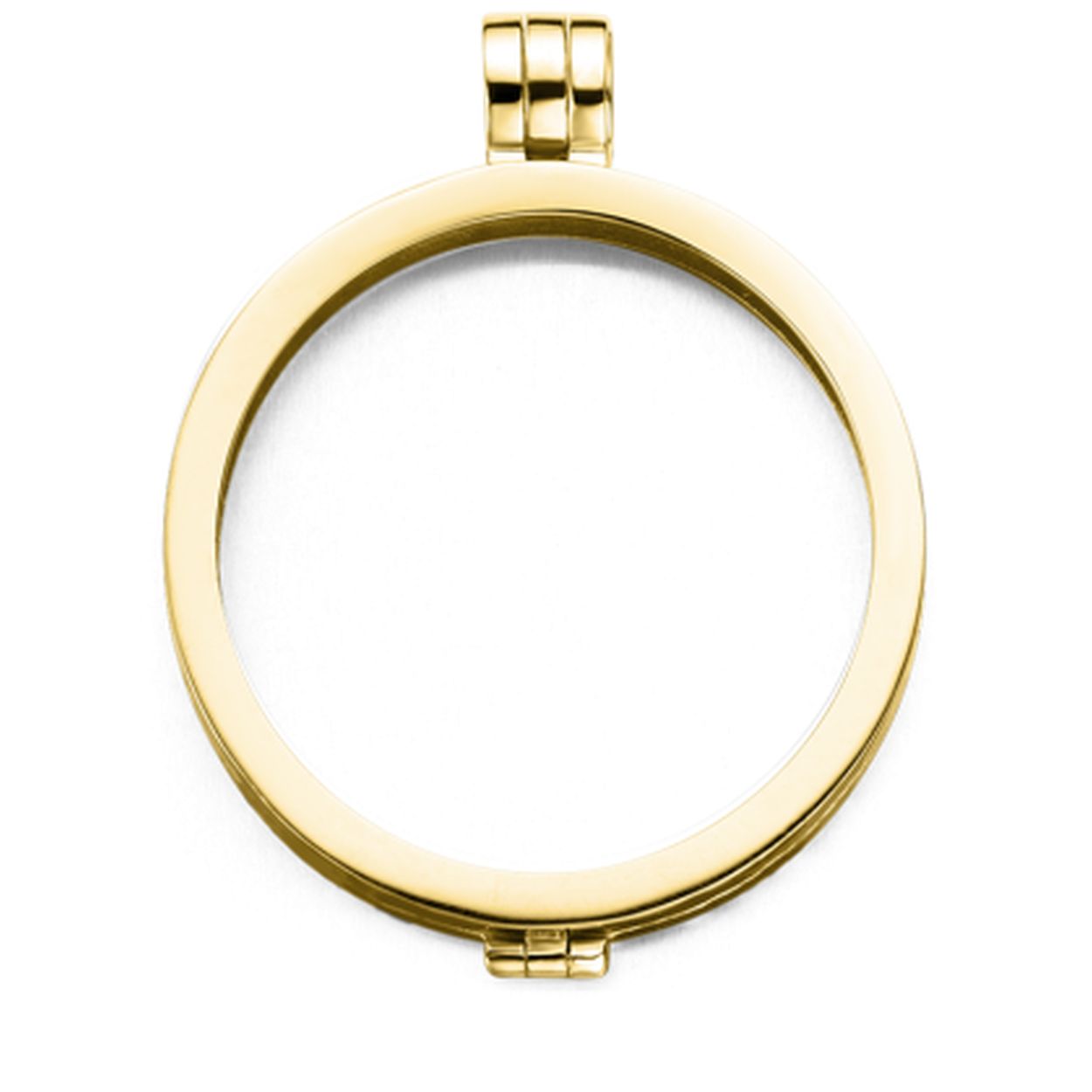 My Imenso muntrand zilver verguld. Wissel gemakkelijk je munt of steen en pas aan bij je stijl van de dag.