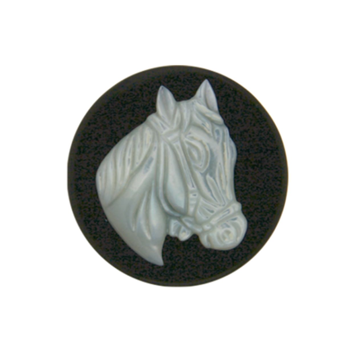 My imenso insignia onyx met parelmoer paard.
33mm