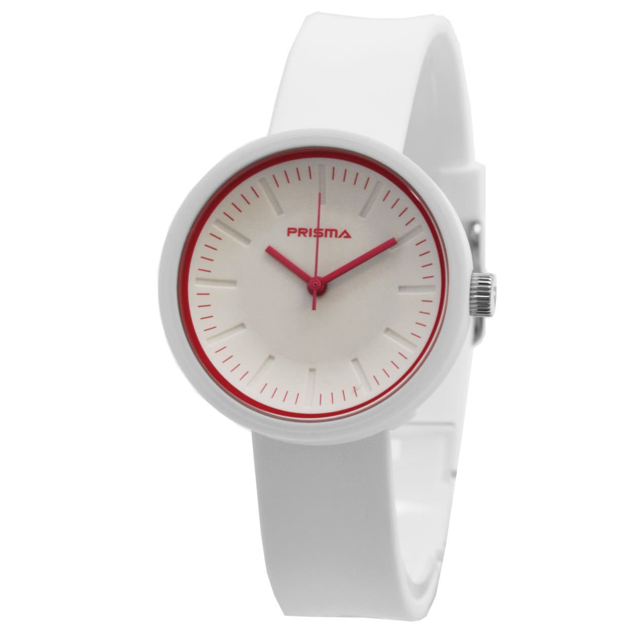 P.1255 jpc 149364
Kast Breedte: 35mm
Kast dikte: 9mm
Kast materiaal: All Stainless en silicone
Uurwerk: Miyota
Waterdichtheid: 3bar
Horlogeband: Wit silicone met All Stainless Steel gesp
Maat aansluiting band: 16mm
Wijzerplaat : Wit en roze
Licht functie: –