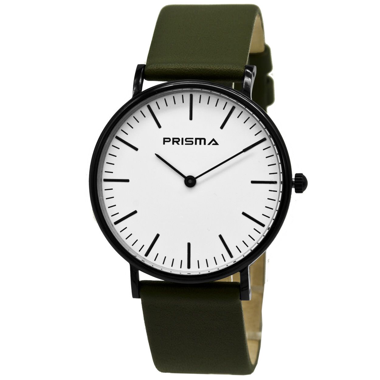 Prisma unisex P.1622.861G horloge edelstaal 5 ATM 		
		
Algemeen		
Artikelnummer: P.1622.861G		
Geslacht: unisex		
Uurwerk: Miyota (2025 / 2020 ) 		
Waterbestendigheid: 5 ATM/BAR		
		
Details		
Kast		
- Kast maat: 40 mm		
- Kast dikte: 7,7 mm		
- Kast materiaal: edelstaal		
- Kast kleur: zwart (Meer weten over krasvastheid? Scroll omlaag)		
- Kastvorm: rond		
- Glas type: mineraal (Is dit glas sterk en krasvast? Scroll omlaag)		
- Waterdicht: 5 ATM/BAR (Beoordeling van deze waterdichtheid. Scroll omlaag)		
- Dekseltype: schroefdeksel		
- Achterdeksel: het deksel is niet transparant		
- Ring op de voorkant: nee		
- Kastmerk: Prisma		
- Kroon: rond		
- Kastgraveringen:		
Op het achterdeksel: logo merk, materiaal soort, waterdichtheid, artikelnummer