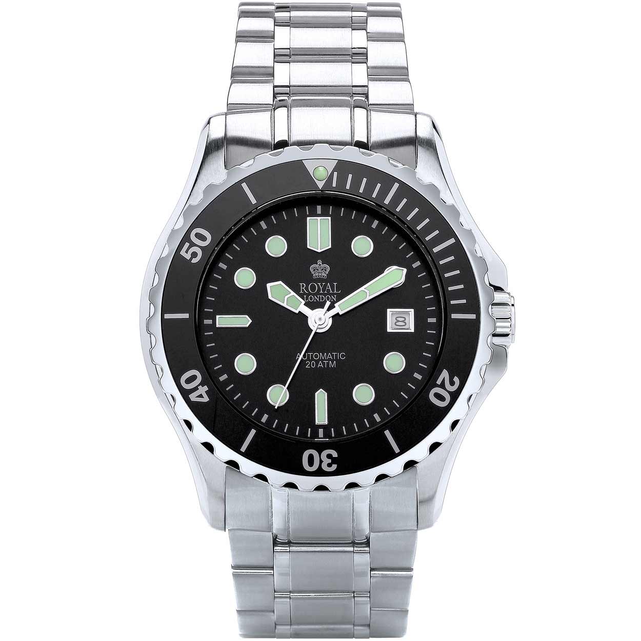 Sportief duikhorloge met automatisch uurwerk.