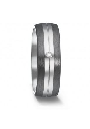 Ring Brillant 0,03 ct. Titan 7mm