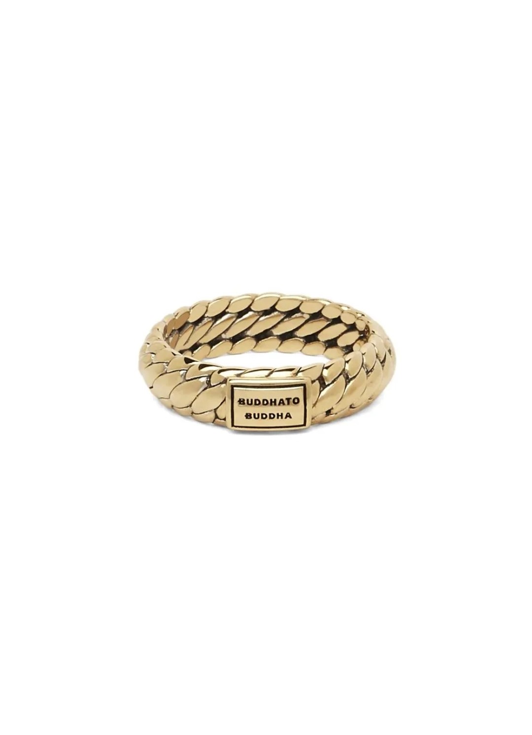 Na twintig jaar ervaring met premium 925 zilver, zijn de populaire Buddha to Buddha sieraden nu ook in 18 karaats puur goud vervaardigd. De collectie is verfijnd, maar behoudt de signature touch. Geïnspireerd door de Ben - een iconische Buddha to Buddha collectie – is de Ben ring verfijnd en vervaardigd in 18k puur goud. Handgemaakt door goudsmeden en gevormd tot een bijzonder sieraad voor dames. Schoonheid, kwaliteit en tijdloos design, dat is waar deze modieuze dames armband voor staat! Deze ring valt in de categorie smalle ringen.