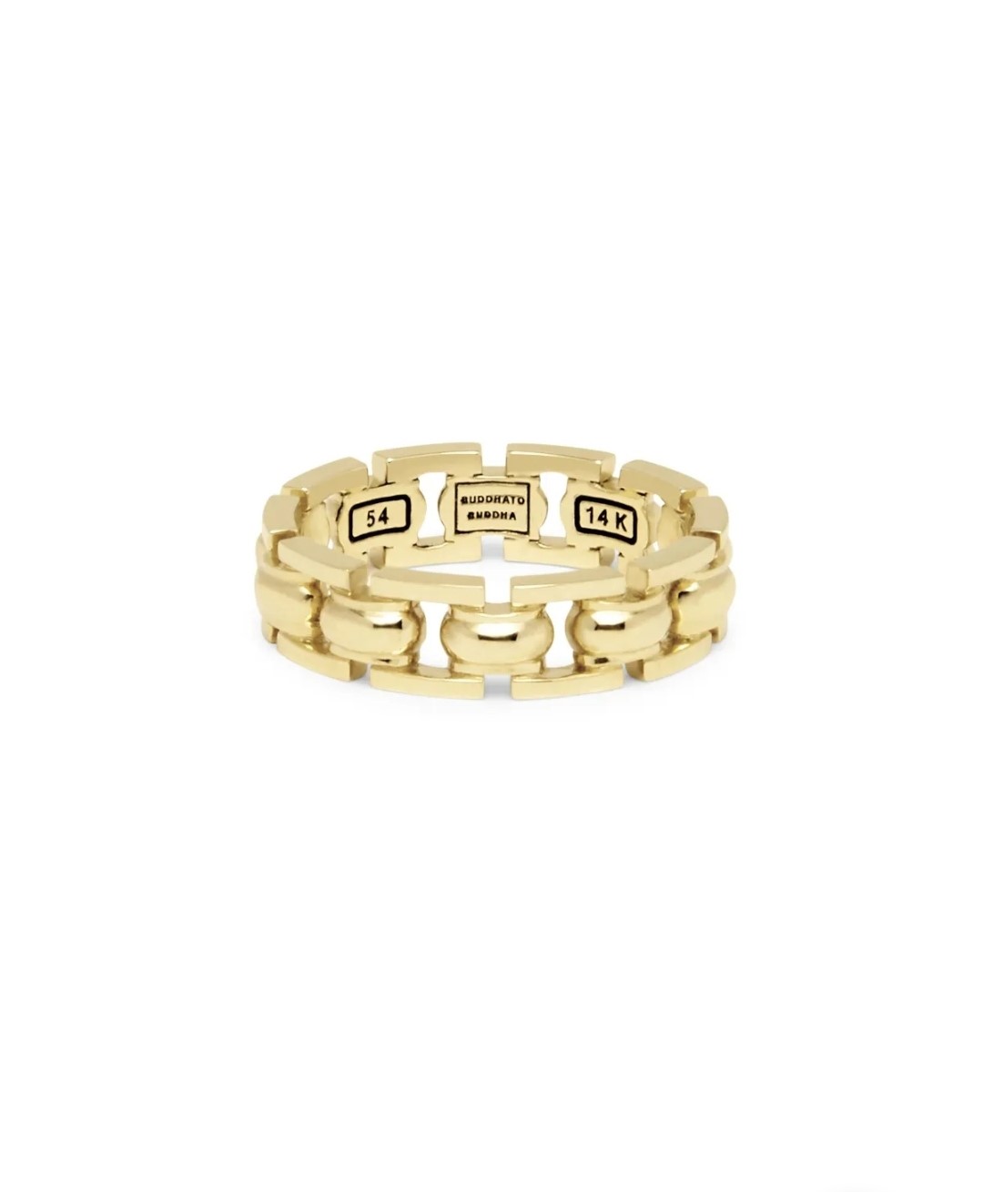 Omgetoverd in 14 karaat geelgoud; de gouden Batul ring is afgeleid van de Batul schakel uit de bestselling Heritage collectie. Handgemaakt door goudsmeden en gevormd tot een bijzonder sieraad voor dames. Schoonheid, kwaliteit en tijdloos design, dat is waar deze modieuze dames ring voor staat! Deze ring valt in de categorie smalle ringen.