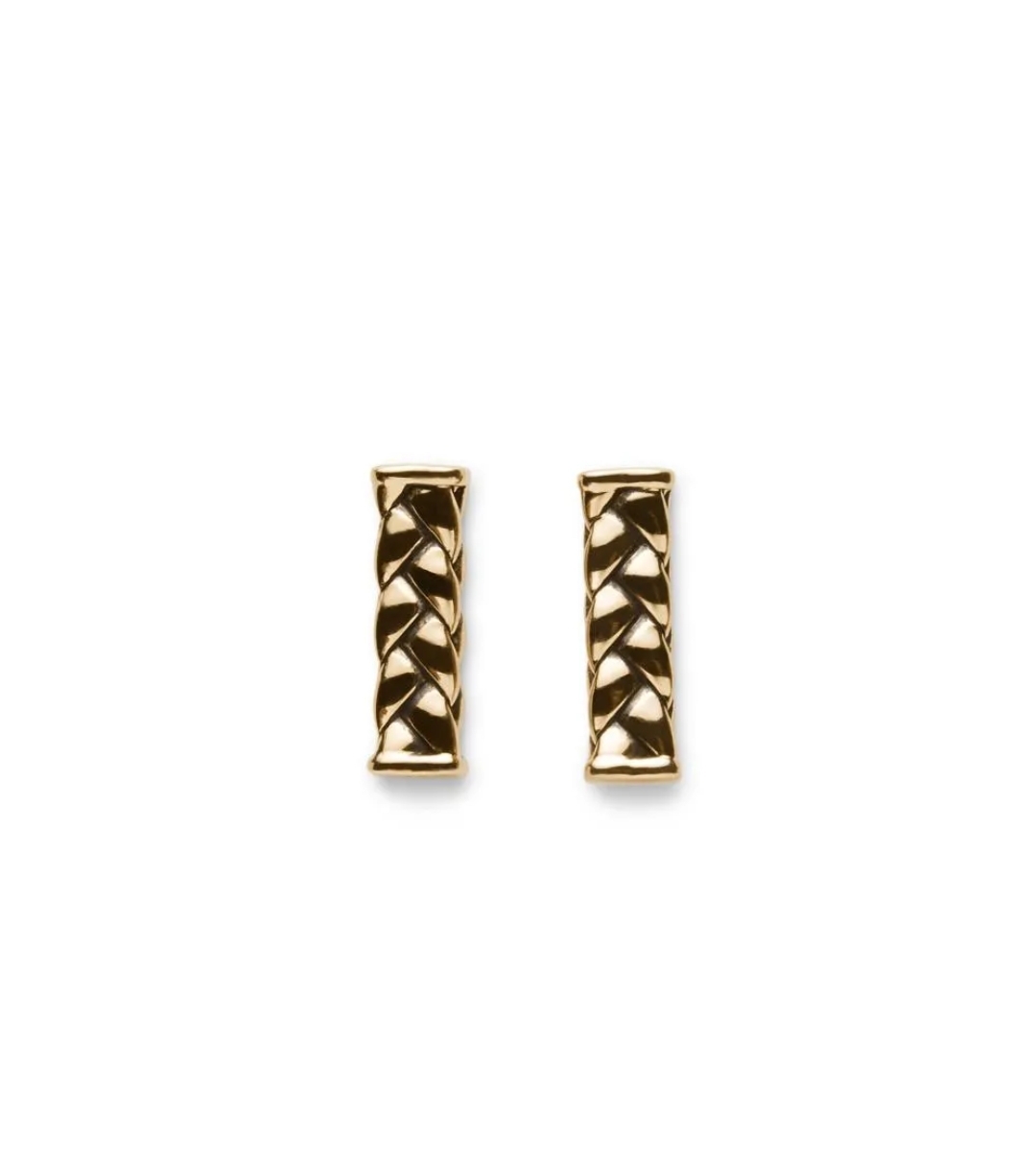 De al bestaande goudlijn wordt nu uitgebreid met een nieuwe goudcollectie in samenwerking met Davina Michelle. De nieuwe lijn is geïnspireerd door de George - een iconische Buddha to Buddha collectie – en vervaardigd in 14k puur goud. De oorknopjes zijn verfijnd en elegant, maar behouden de signature touch van Buddha to Buddha. Handgemaakt door goudsmeden en gevormd tot een bijzonder sieraad voor dames. Schoonheid, kwaliteit en tijdloos design, dat is waar deze modieuze dames oorbellen voor staan!