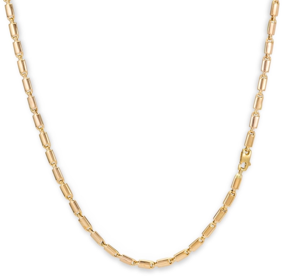 Deze geelgouden collier van Monzario is een prachtig staaltje vakmanschap, met de hand gemaakt om een tijdloze en elegante uitstraling te bieden. Elk onderdeel van dit collier is met uiterste zorg vervaardigd, waardoor een meesterwerk ontstaat dat de schoonheid van geelgoud op zijn best laat zien. De fijne details en de schitterende glans maken dit collier tot een schitterend accent voor elke hals. Of het nu gedragen wordt voor een speciale gelegenheid of als een alledaags statement, dit geelgouden collier van Monzario belichaamt verfijning en klasse op zijn best.
Verkrijgbaar vanaf 40 cm.