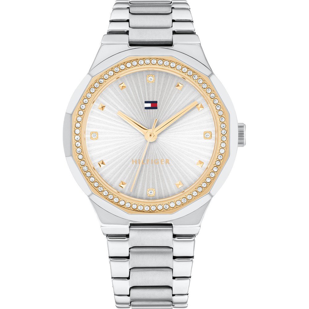 Dit Tommy Hilfiger horloge heeft een kast gemaakt van Roestvrijstaal met een diameter van 36 mm en is voorzien van een metalen band. In de kast bevindt zich een Miyota kwaliteitsuurwerk en is afgewerkt met Mineraalglas.