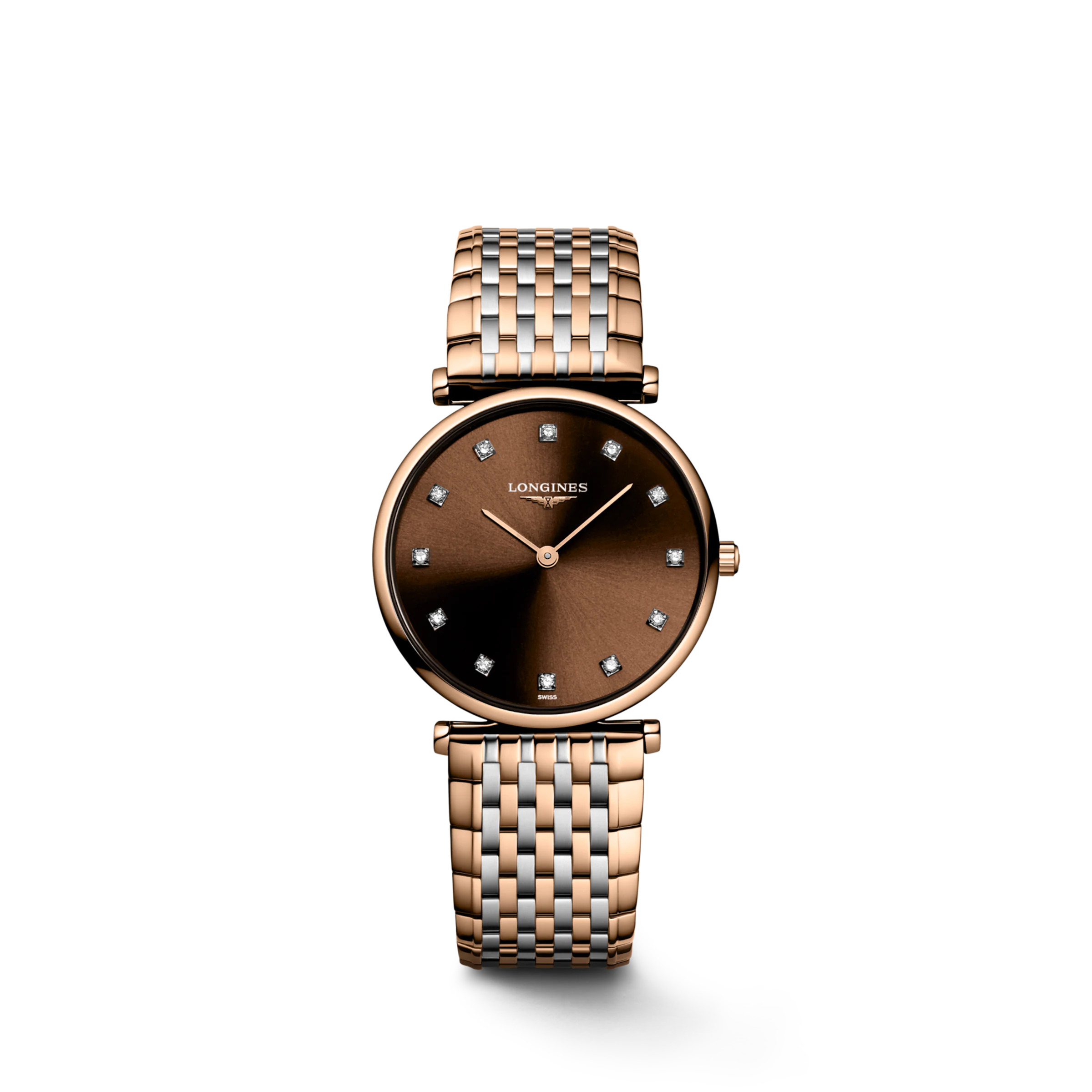 La Grande Classique de Longines, gecreëerd in 1992, speelde een belangrijke rol bij het opbouwen van de reputatie van het gevleugelde zandlopermerk. Deze lijn staat symbool voor de klassieke elegantie en de tijdloze geraffineerde uitstraling van Longines en valt op door het zeer slanke profiel en brede scala aan modellen. 

