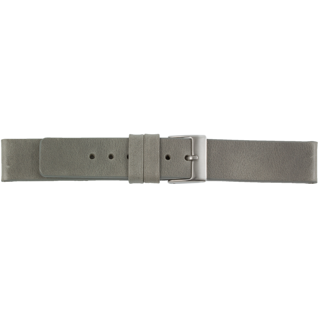Premium Horlogeband leder 134 grijs 20mm